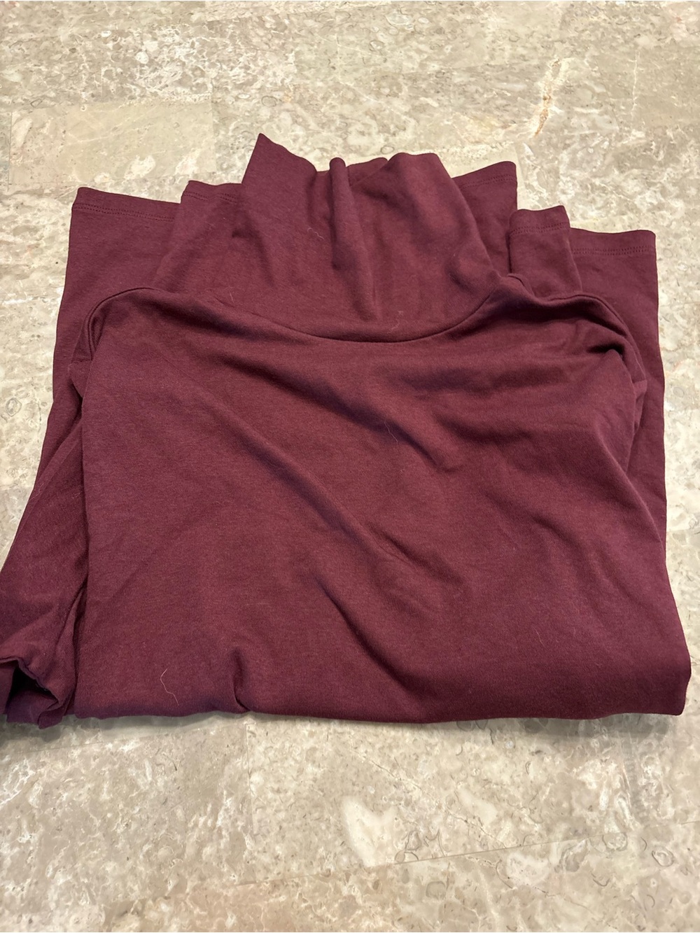 Jcpenney Wine Burgundy Turtleneck Sweater
